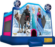 A Frozen inflatable bounce house A Frozen inflatable bounce house