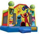 A Sesame Street Inflatable bounce house A Sesame Street Inflatable bounce house