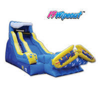 19Ft. Inflatable Wipeout water slide with stop pool 19Ft. Inflatable Wipeout water slide with stop pool