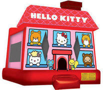 A Hello Kitty Inflatable bounce house A Hello Kitty Inflatable bounce house